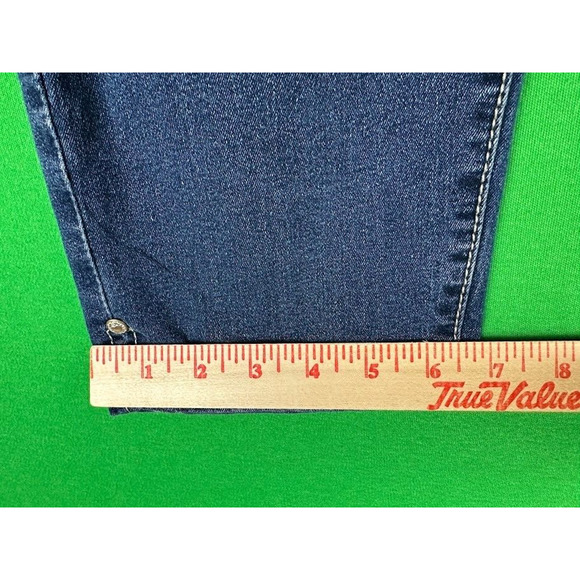Apple Bottom Jeans Capris Women's 14 Embroidered Pockets Stretch Denim Y2K - Picture 9 of 15